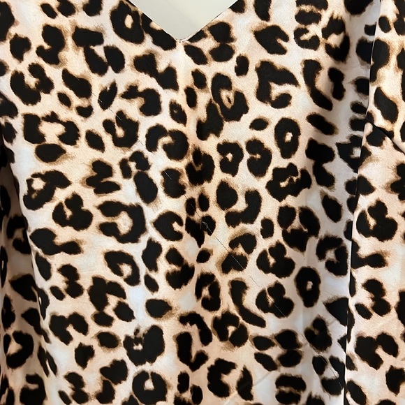 Leopard Print Slip Dress - Picture 3 of 6